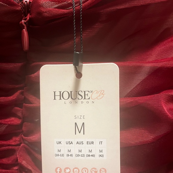 House of CB Scarlet Long Sleeve Dress - Picture 6 of 6